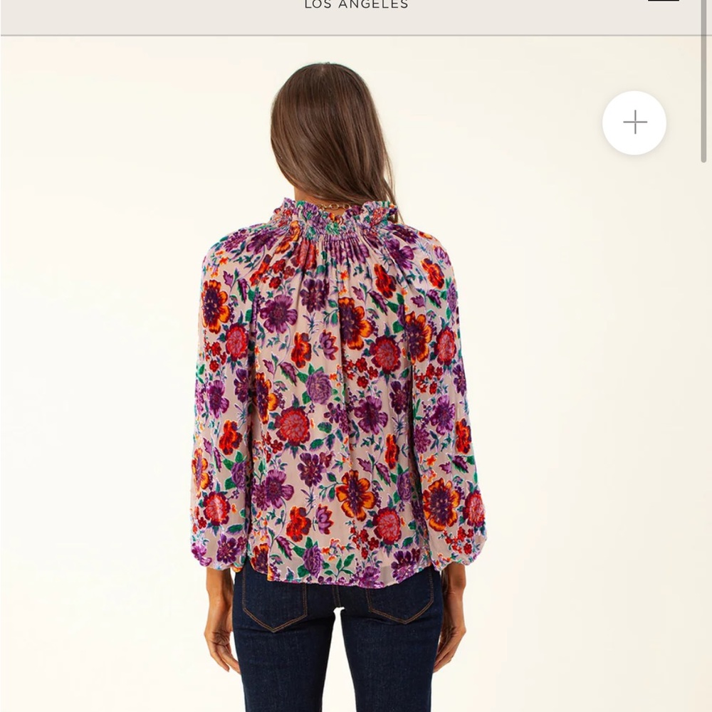BNWT Hale Bob Stevie Silk Top, Size Medium - Picture 2 of 6